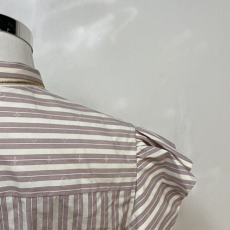 Louis Vuitton Louis Vuitton Striped Tie Neck Blouse Size 38 Size XS / US 0-2 / IT 36-38 - 7 Thumbnail