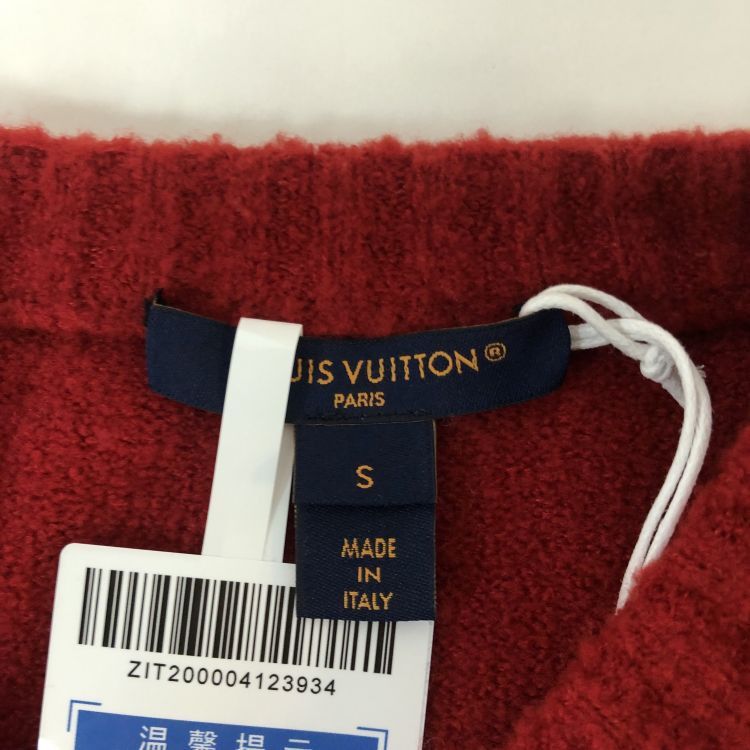 Louis Vuitton Louis Vuitton Red Knit Cardigan Size S Size S / US 4 / IT 40 - 3 Thumbnail