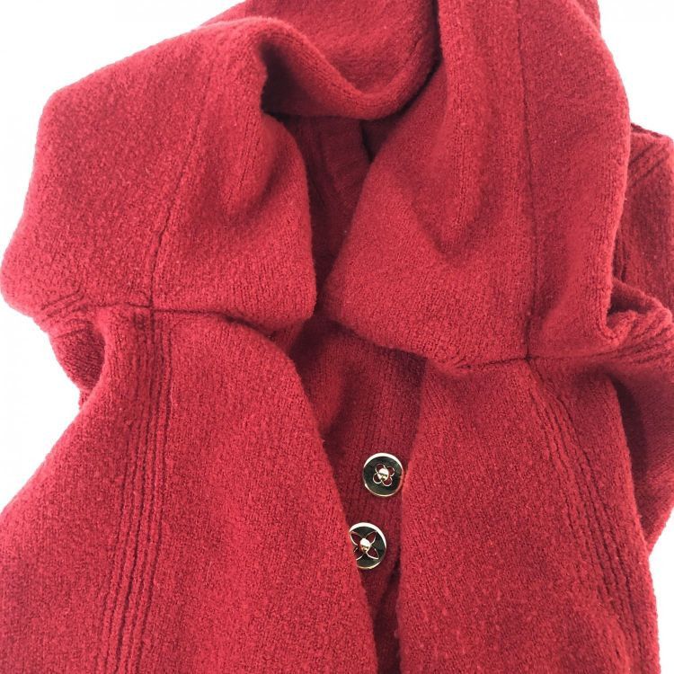 Louis Vuitton Louis Vuitton Red Knit Cardigan Size S Size S / US 4 / IT 40 - 9 Thumbnail