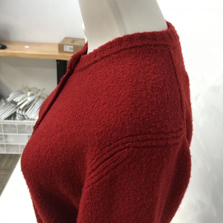 Louis Vuitton Louis Vuitton Red Knit Cardigan Size S Size S / US 4 / IT 40 - 6 Thumbnail