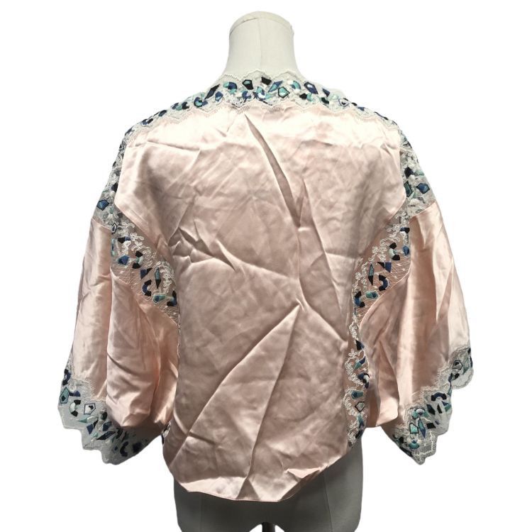 Louis Vuitton Louis Vuitton Silk Lace Trim Blouse Size 36 Size XS / US 0-2 / IT 36-38 - 2 Thumbnail