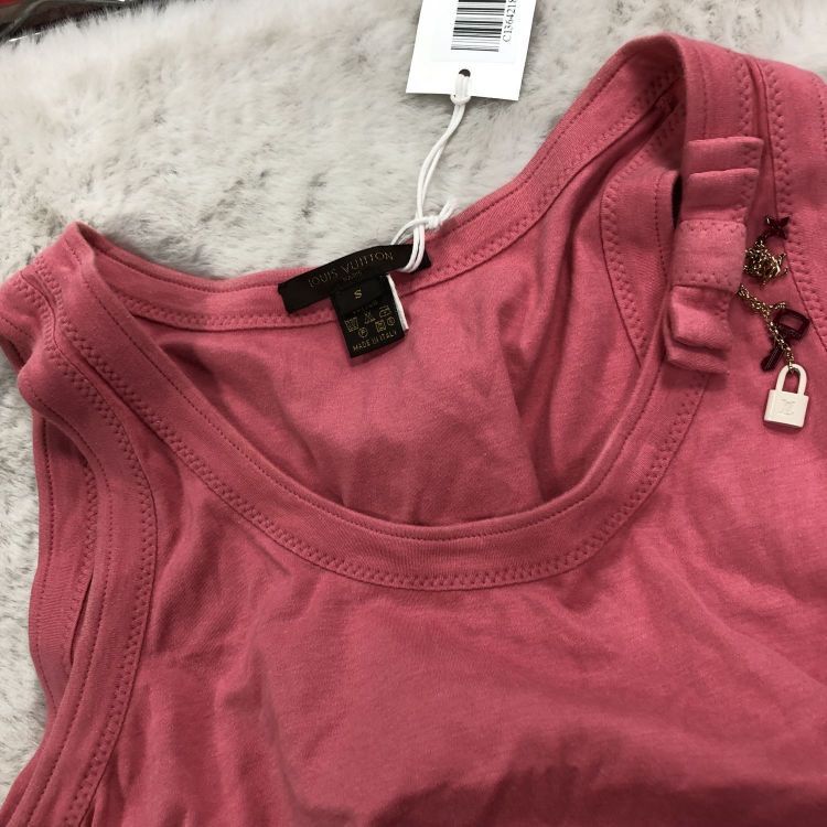 Louis Vuitton Louis Vuitton Pink Tank Top Size S Size S / US 4 / IT 40 - 5 Thumbnail