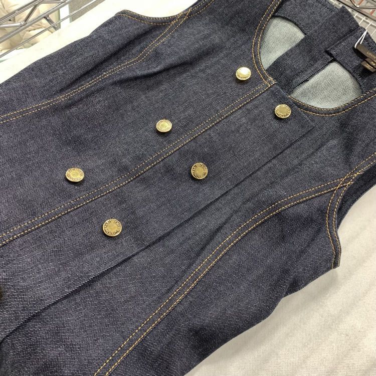 Louis Vuitton Louis Vuitton Studded Denim Dress Size 36 Size XS / US 0-2 / IT 36-38 - 10 Thumbnail