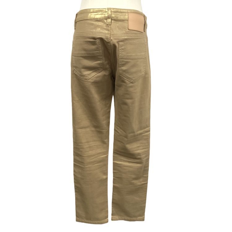 Louis Vuitton Louis Vuitton Gold Metallic Pants Size 38 Size 27" / US 4 / IT 40 - 2 Thumbnail