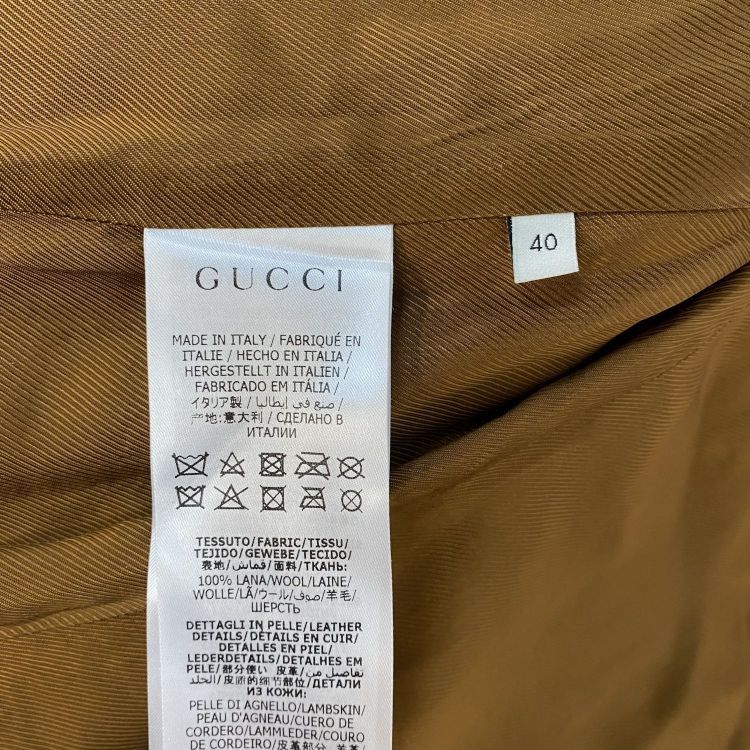 Gucci Gucci Red Wool Coat Size 40 Size S / US 4 / IT 40 - 4 Thumbnail