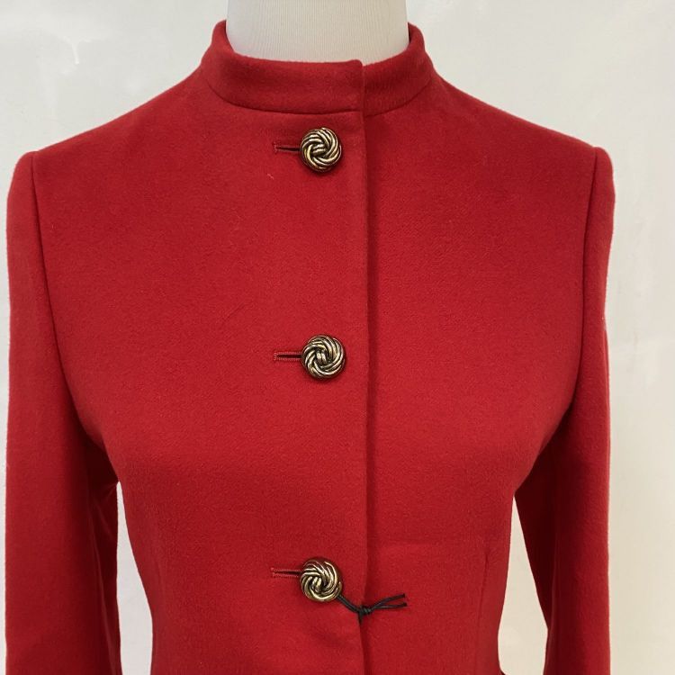 Gucci Gucci Red Wool Coat Size 40 Size S / US 4 / IT 40 - 6 Thumbnail