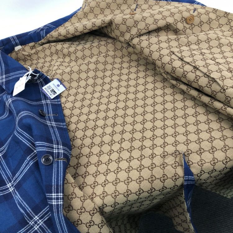 Gucci Gucci Reversible GG Plaid Coat Size 48 Size US M / EU 48-50 / 2 - 10 Thumbnail