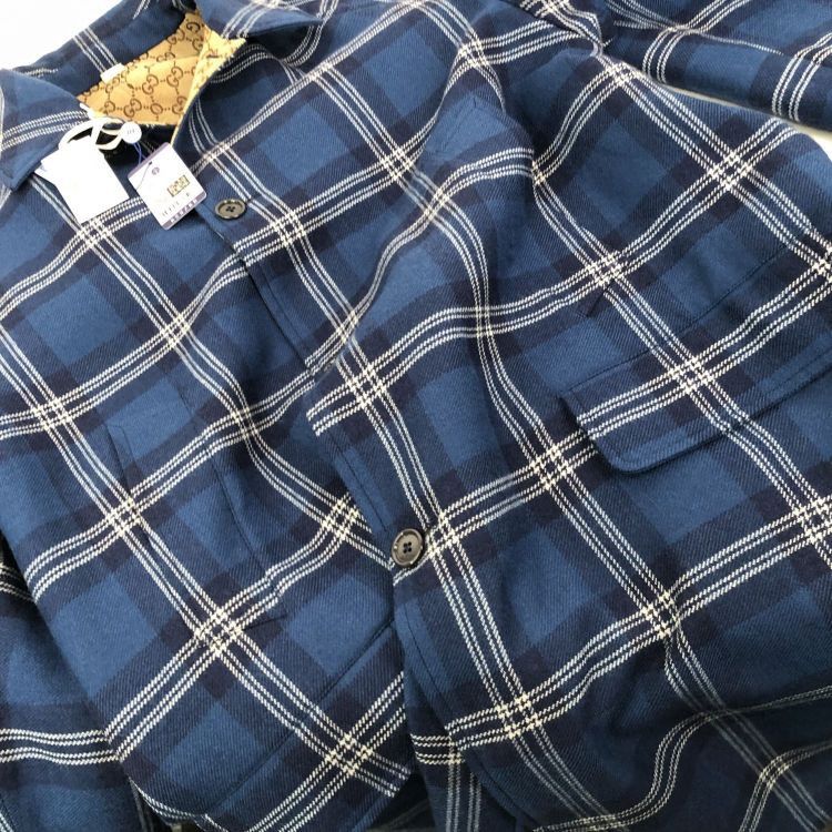 Gucci Gucci Reversible GG Plaid Coat Size 48 Size US M / EU 48-50 / 2 - 8 Thumbnail