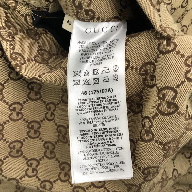 Gucci Gucci Reversible GG Plaid Coat Size 48 Size US M / EU 48-50 / 2 - 6 Thumbnail