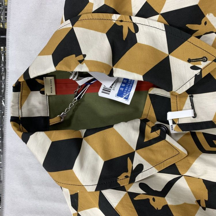Gucci Gucci Rabbit Geometric Trench Coat Size S Size US S / EU 44-46 / 1 - 10 Thumbnail