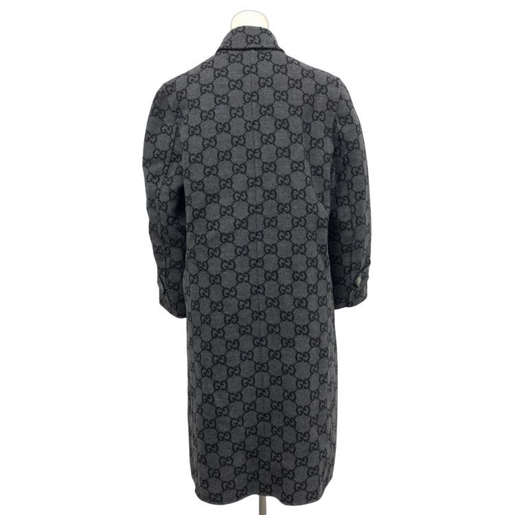 Gucci Gucci GG Monogram Wool Coat Size IT 42 Size M / US 6-8 / IT 42-44 - 2 Thumbnail