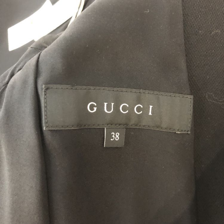 Gucci Gucci Black Wool Coat Size 38 Size XS / US 0-2 / IT 36-38 - 3 Thumbnail