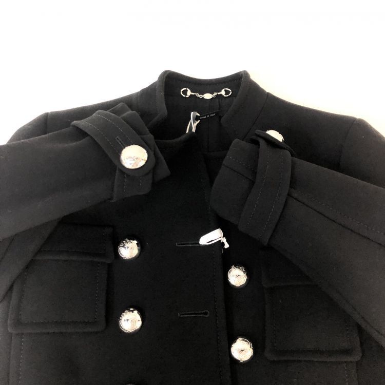 Gucci Gucci Black Wool Coat Size 38 Size XS / US 0-2 / IT 36-38 - 10 Thumbnail