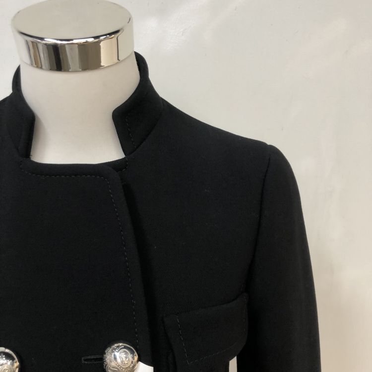 Gucci Gucci Black Wool Coat Size 38 Size XS / US 0-2 / IT 36-38 - 7 Thumbnail