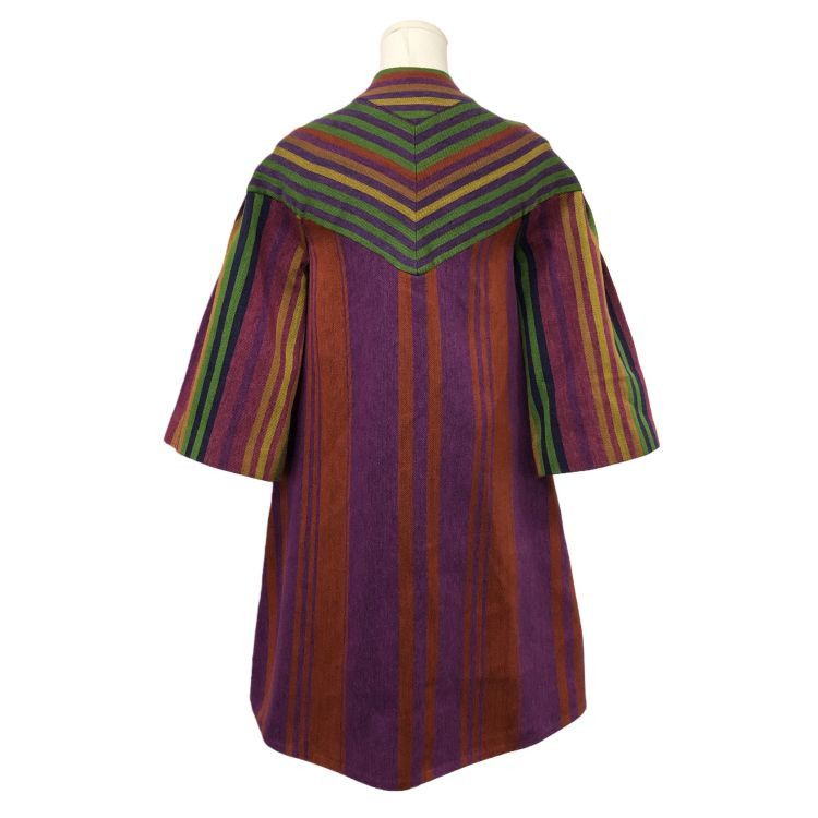 Gucci Gucci Multicolor Stripe Coat Size XS Size XS / US 0-2 / IT 36-38 - 2 Thumbnail
