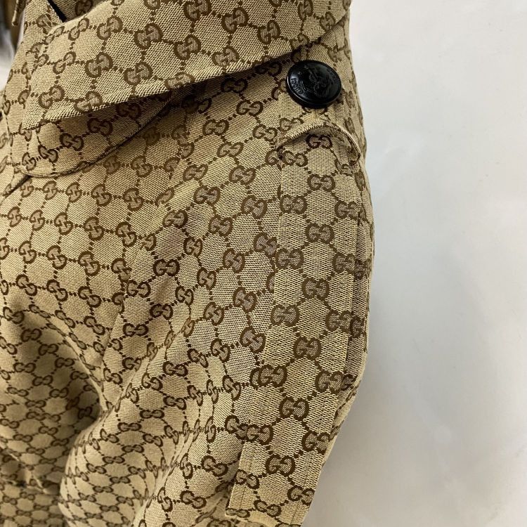 Gucci Gucci Monogram Trench Coat Size 42 Size M / US 6-8 / IT 42-44 - 7 Thumbnail