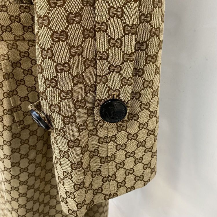 Gucci Gucci Monogram Trench Coat Size 42 Size M / US 6-8 / IT 42-44 - 8 Thumbnail