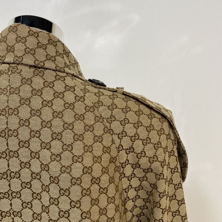 Gucci Gucci Monogram Trench Coat Size 42 Size M / US 6-8 / IT 42-44 - 9 Thumbnail