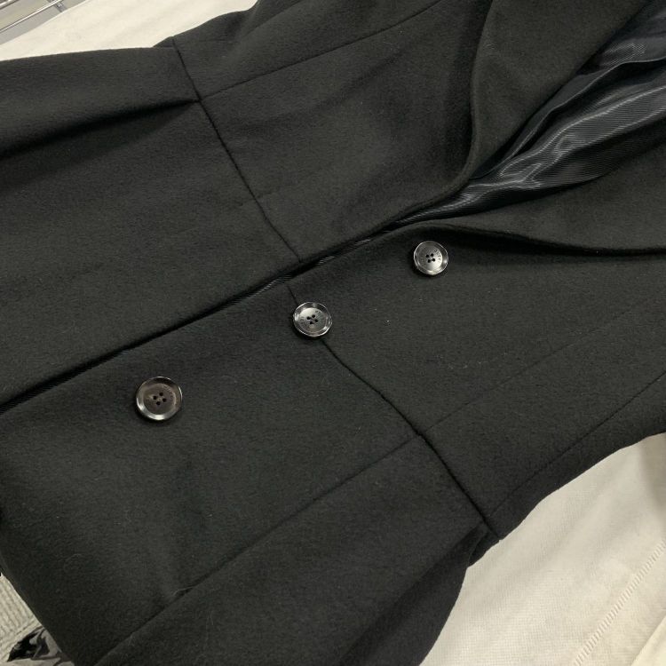 Gucci Gucci Black Wool Belted Coat Size 40 Size S / US 4 / IT 40 - 6 Thumbnail