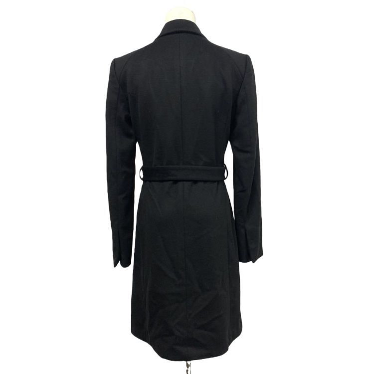 Gucci Gucci Black Wool Belted Coat Size 40 Size S / US 4 / IT 40 - 2 Thumbnail