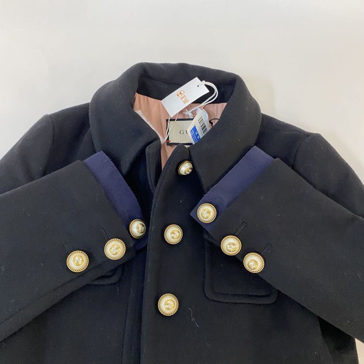 Gucci Gucci Gold Button Wool Coat Size 40 Size S / US 4 / IT 40 - 12 Thumbnail