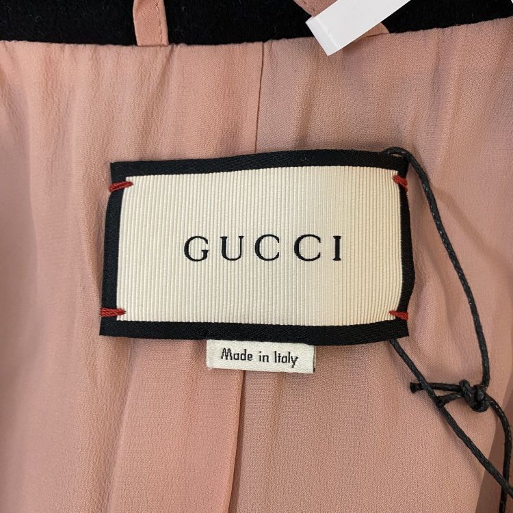 Gucci Gucci Gold Button Wool Coat Size 40 Size S / US 4 / IT 40 - 3 Thumbnail