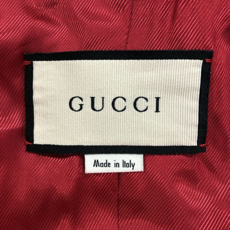 Gucci Gucci Red Wool Trim Coat Size 42 Size M / US 6-8 / IT 42-44 - 3 Thumbnail