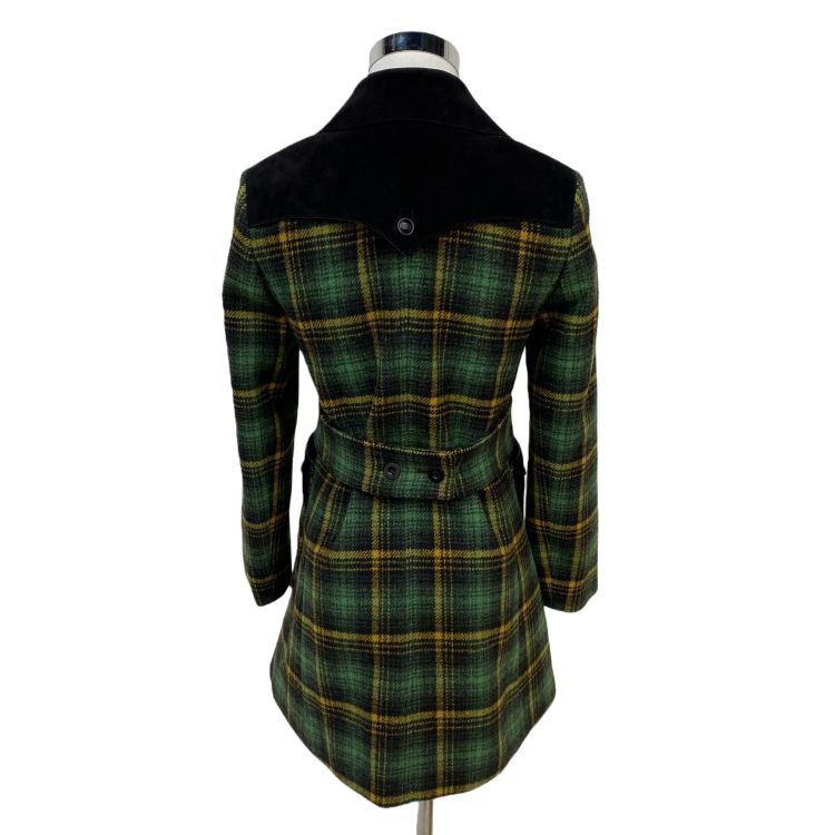 Gucci Gucci Plaid Wool Horsebit Coat Size 36 Size XS / US 0-2 / IT 36-38 - 2 Thumbnail