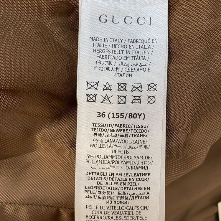 Gucci Gucci Plaid Wool Horsebit Coat Size 36 Size XS / US 0-2 / IT 36-38 - 5 Thumbnail