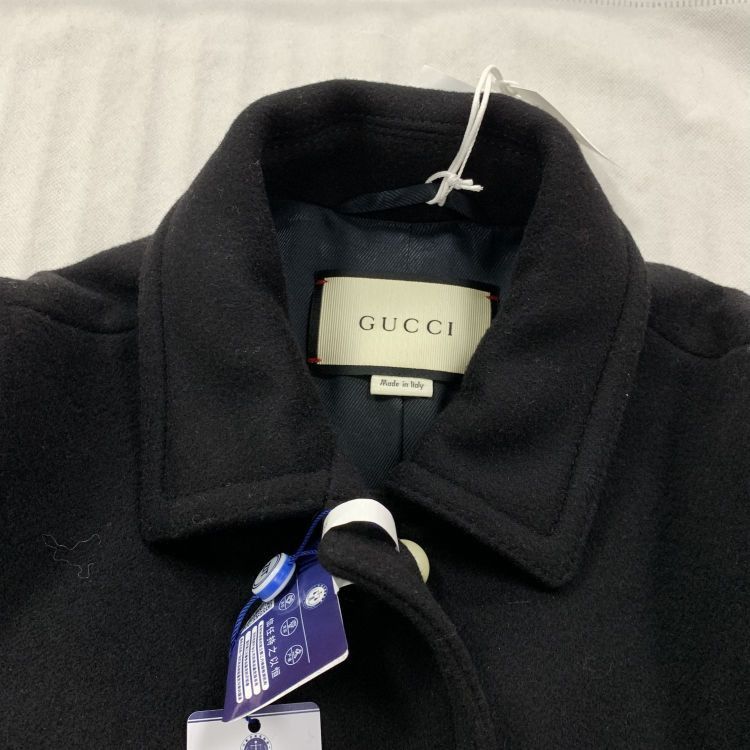 Gucci Gucci Black Wool Coat Size 38 Size XS / US 0-2 / IT 36-38 - 8 Thumbnail