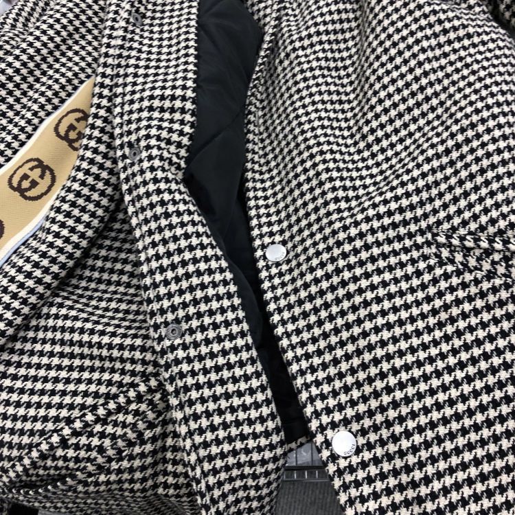 Gucci Gucci Houndstooth Logo Light Jacket Size M Size US M / EU 48-50 / 2 - 6 Thumbnail