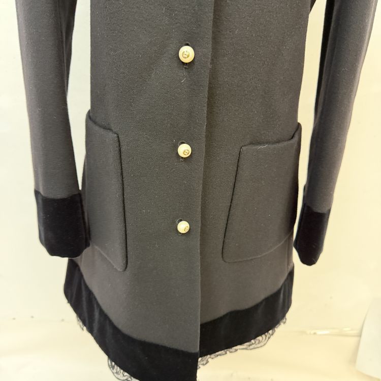 Gucci Gucci Velvet Trim Wool Coat Size 42 Size M / US 6-8 / IT 42-44 - 11 Thumbnail