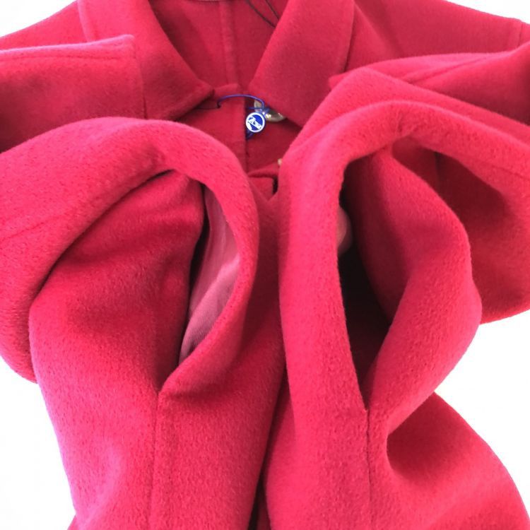 Gucci Gucci Magenta Wool Blend Coat Size 38 Size XS / US 0-2 / IT 36-38 - 9 Thumbnail