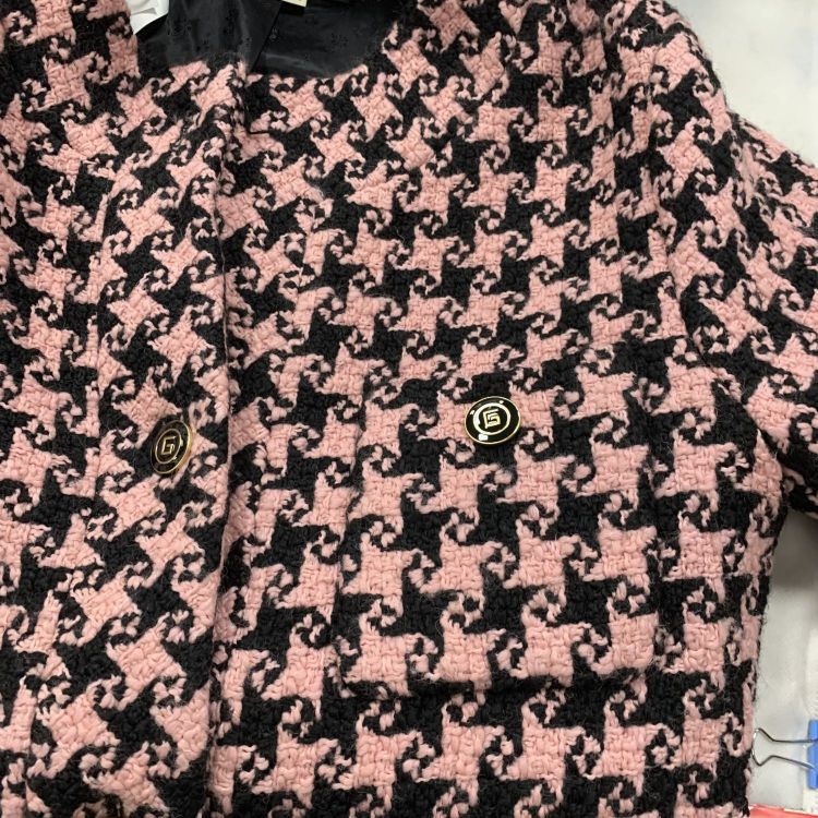 Gucci Gucci Houndstooth Wool Coat Size 38 Size XS / US 0-2 / IT 36-38 - 8 Thumbnail