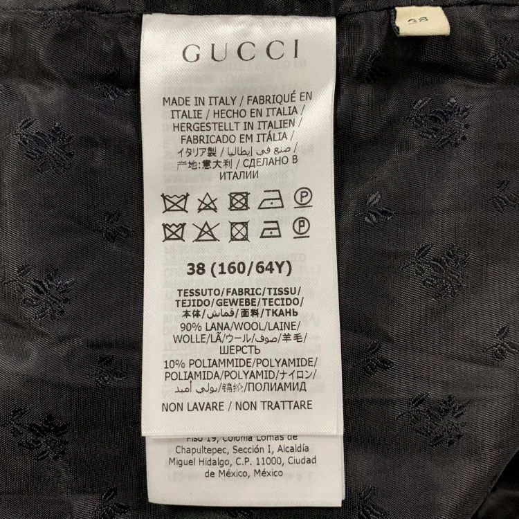 Gucci Gucci Houndstooth Wool Coat Size 38 Size XS / US 0-2 / IT 36-38 - 4 Thumbnail