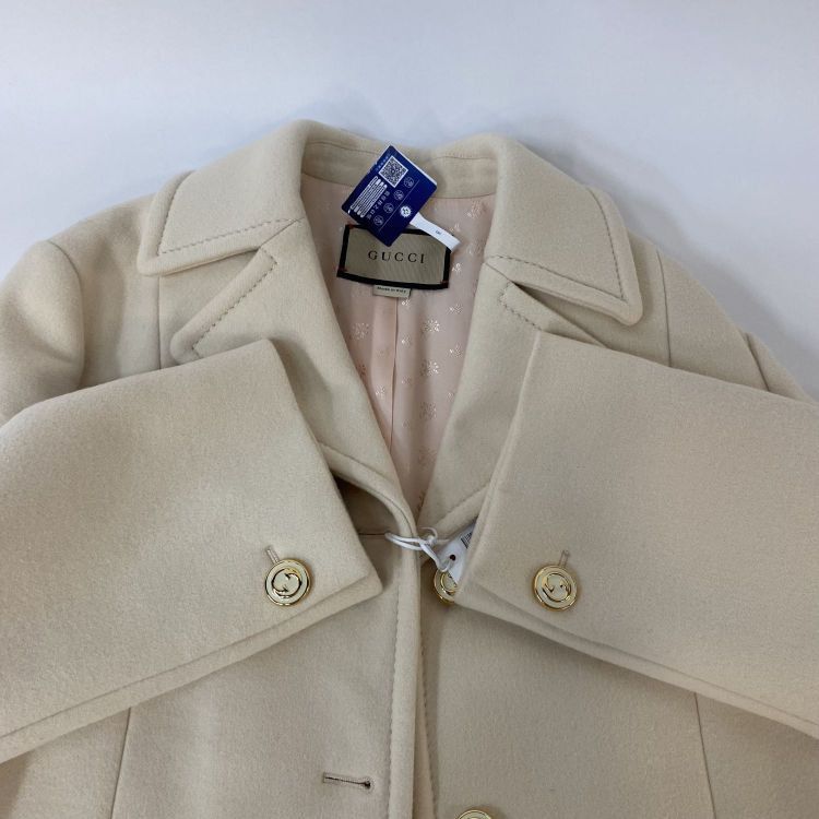 Gucci Gucci Beige Wool Coat Size 36 Size XS / US 0-2 / IT 36-38 - 10 Thumbnail