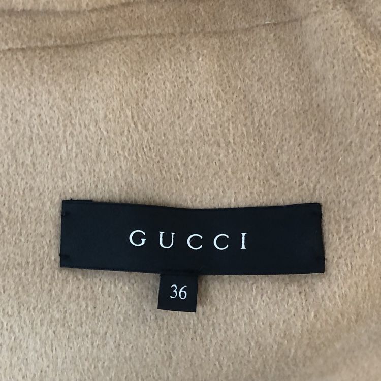 Gucci Gucci Camel Wool Blend Coat Size 36 Size XS / US 0-2 / IT 36-38 - 3 Thumbnail