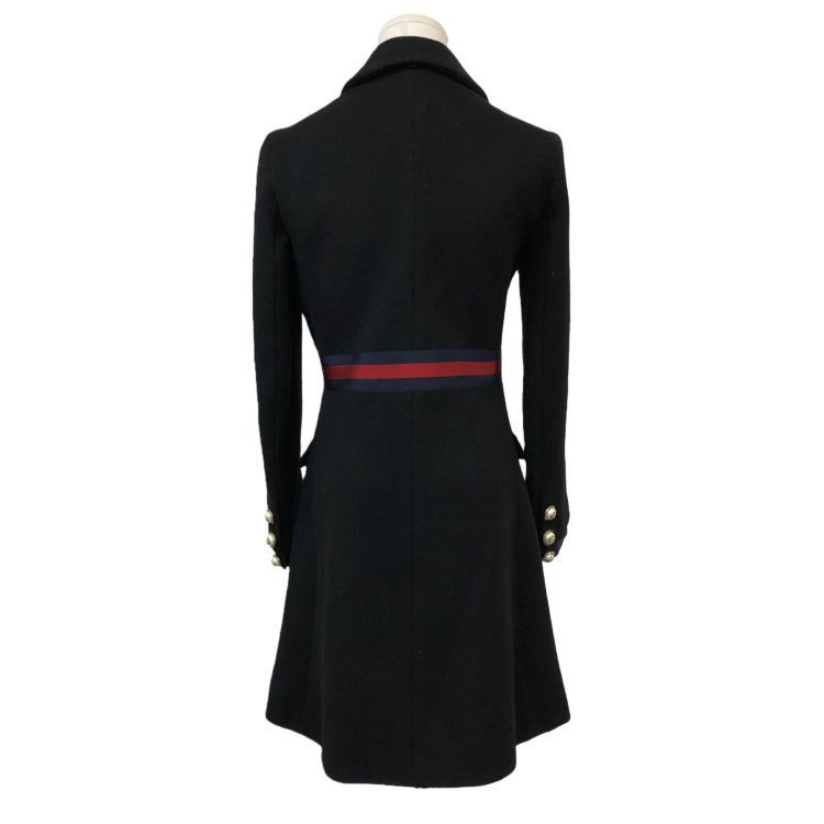 Gucci Gucci Signature Stripe Wool Coat Size 40 Size S / US 4 / IT 40 - 2 Thumbnail