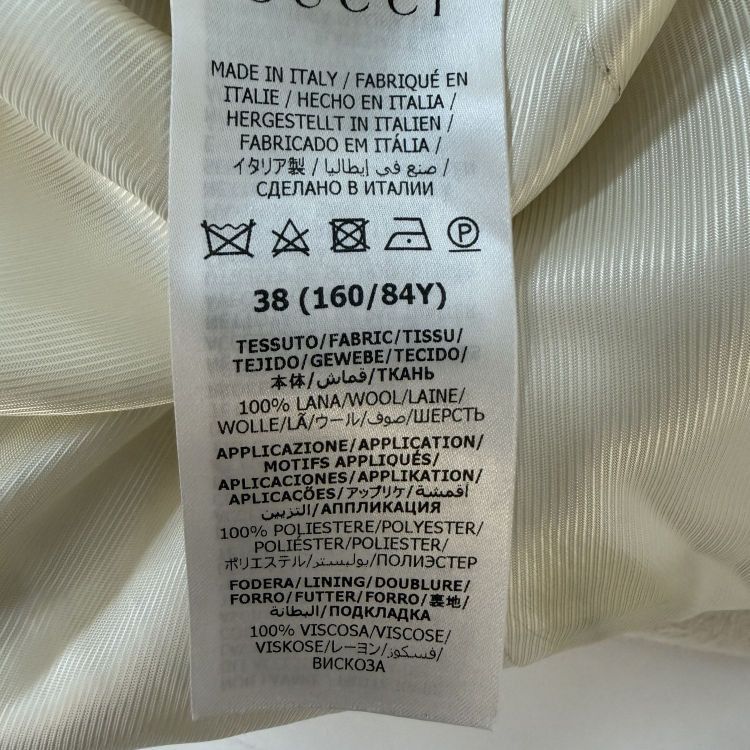 Gucci Gucci GG Logo Wool Coat Size 38 Size XS / US 0-2 / IT 36-38 - 5 Thumbnail