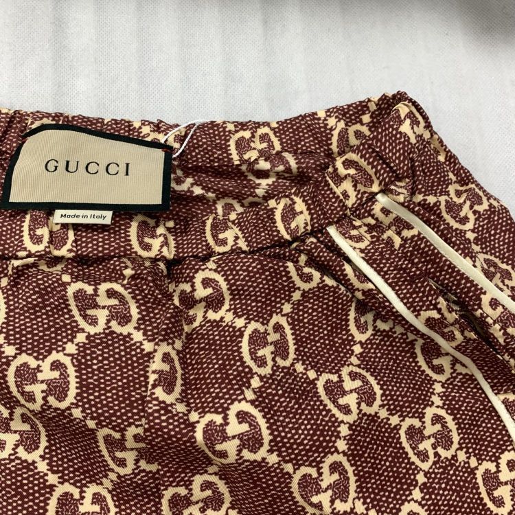 Gucci Gucci GG Monogram Silk Shorts Size L Size US 34 / EU 50 - 6 Thumbnail