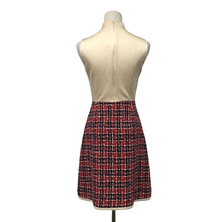 Gucci Gucci Plaid Tweed Bow Dress Size 38 Size XS / US 0-2 / IT 36-38 - 2 Thumbnail