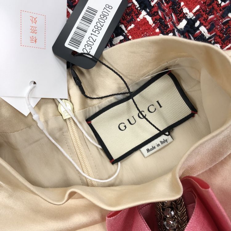 Gucci Gucci Plaid Tweed Bow Dress Size 38 Size XS / US 0-2 / IT 36-38 - 5 Thumbnail