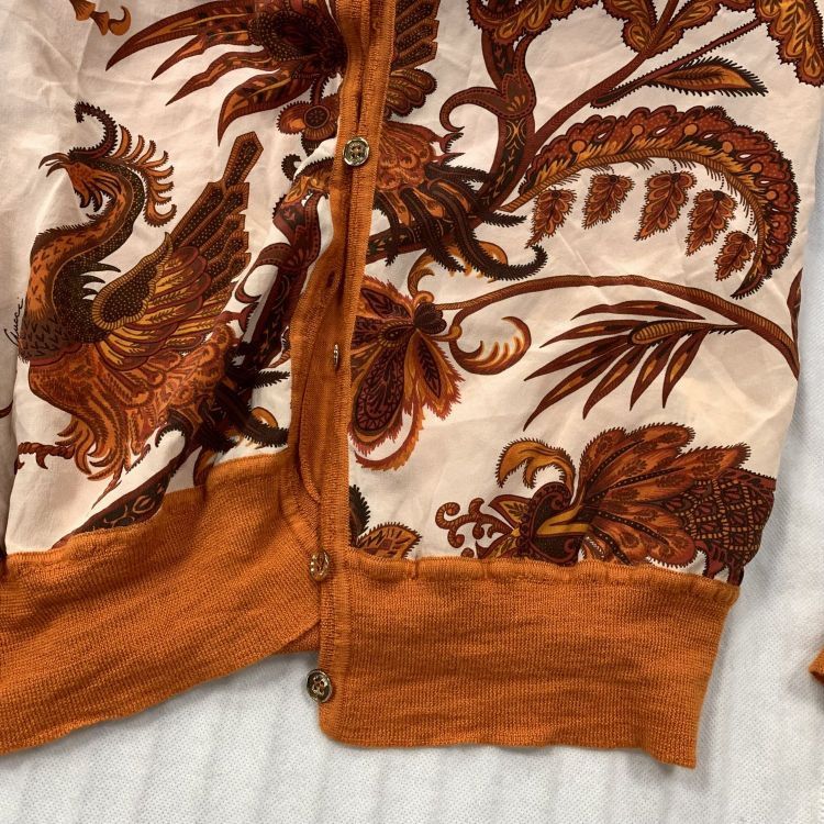 Gucci Gucci Floral Silk Cardigan Size S Size S / US 4 / IT 40 - 9 Thumbnail