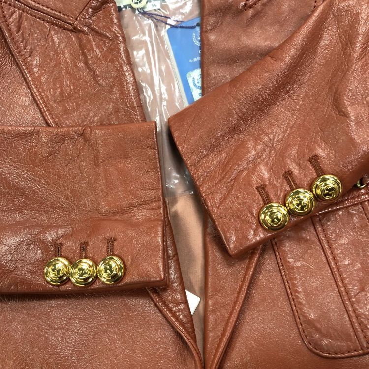 Gucci Gucci Brown Leather Jacket Size 38 Size XS / US 0-2 / IT 36-38 - 8 Thumbnail