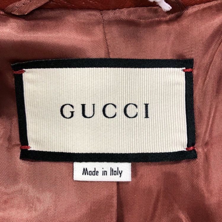 Gucci Gucci Brown Leather Jacket Size 38 Size XS / US 0-2 / IT 36-38 - 3 Thumbnail