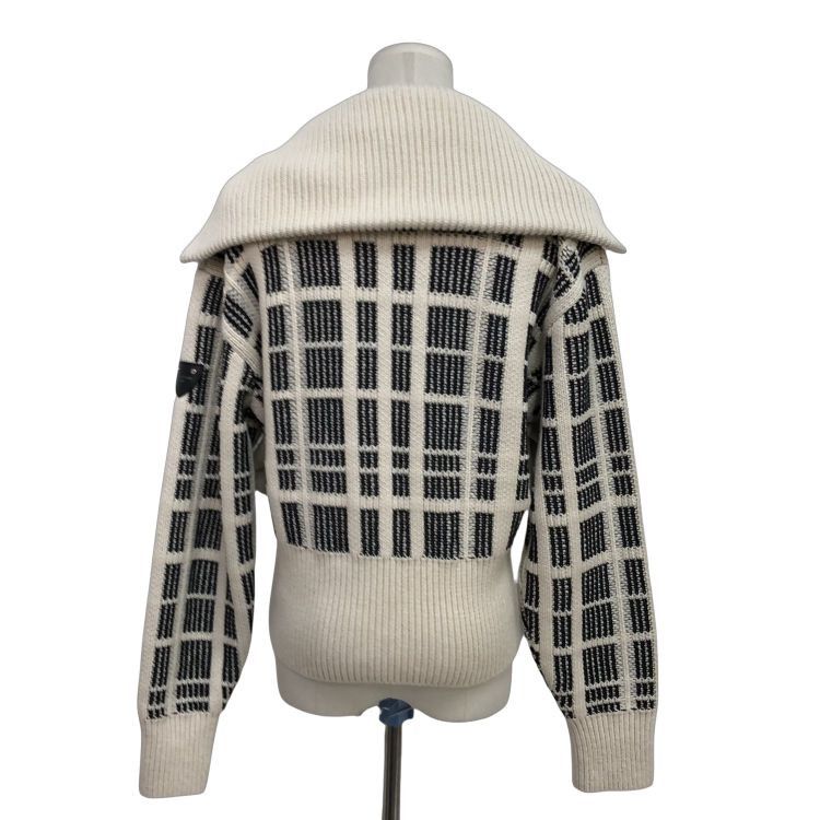 Louis Vuitton Louis Vuitton Grid Zip-Up Knit Jacket Size S Size US S / EU 44-46 / 1 - 2 Thumbnail