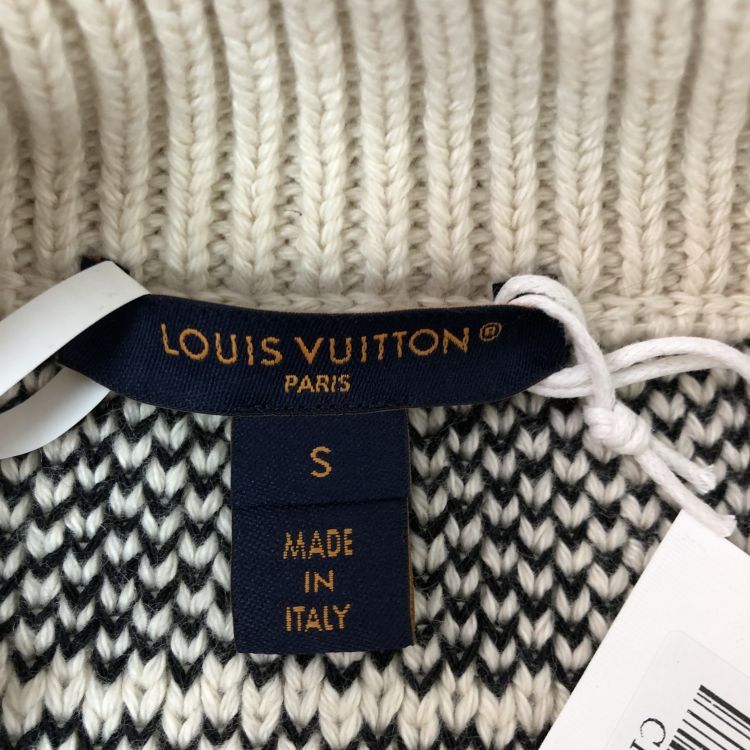 Louis Vuitton Louis Vuitton Grid Zip-Up Knit Jacket Size S Size US S / EU 44-46 / 1 - 3 Thumbnail