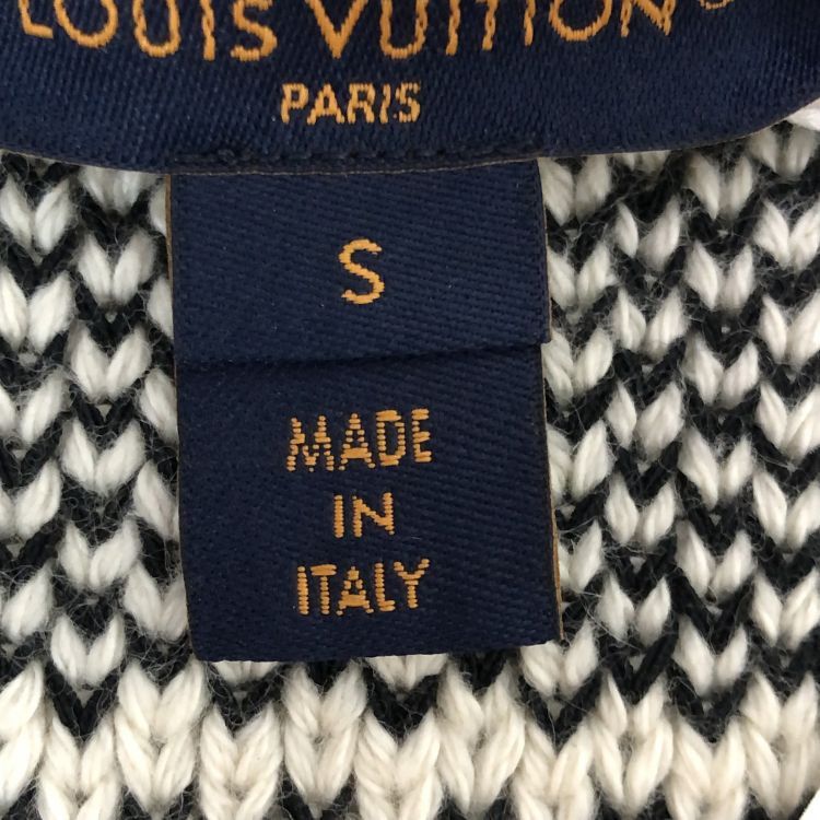 Louis Vuitton Louis Vuitton Grid Zip-Up Knit Jacket Size S Size US S / EU 44-46 / 1 - 4 Thumbnail