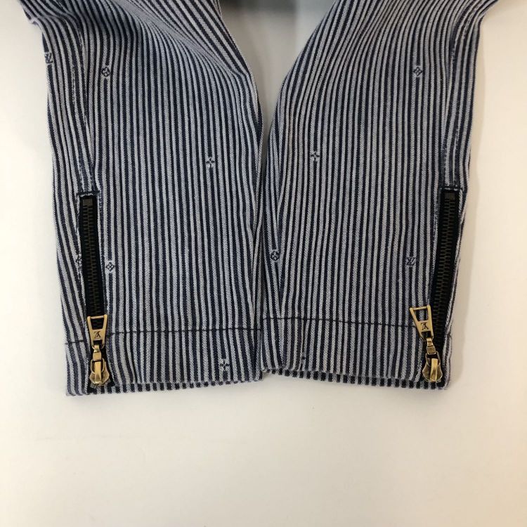 Louis Vuitton Louis Vuitton Striped Monogram Pants Size 38 Size 27" / US 4 / IT 40 - 9 Thumbnail