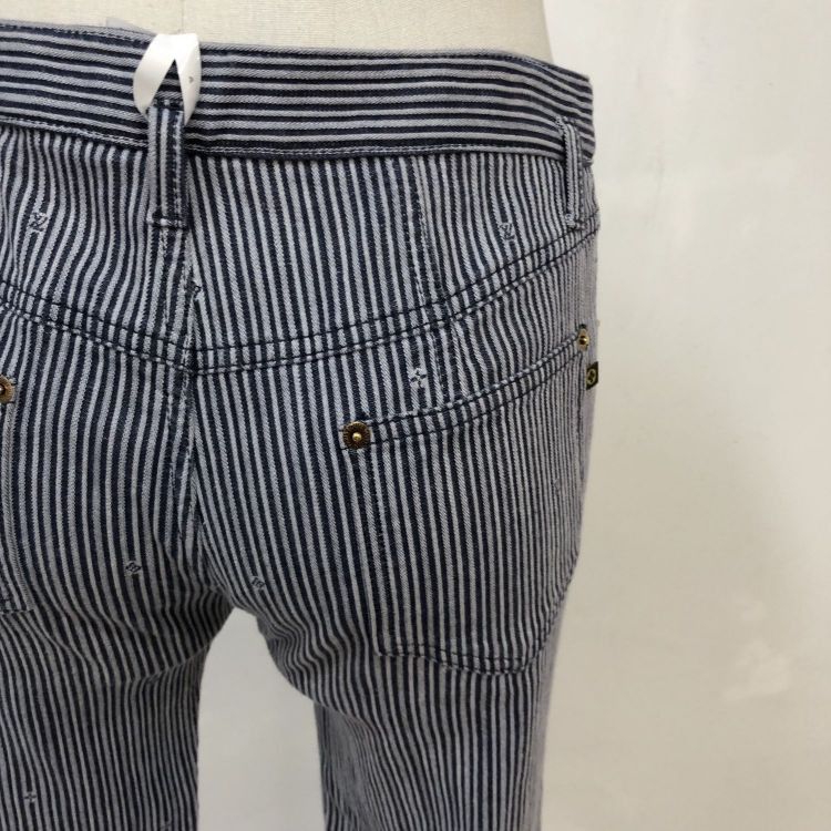 Louis Vuitton Louis Vuitton Striped Monogram Pants Size 38 Size 27" / US 4 / IT 40 - 8 Thumbnail